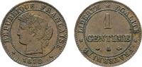 FRANKREICH 1 Centime 3. Republik, 1870-1940. -