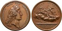 FRANKREICH Bronzemedaille Louis XIV, 1643-1715. -