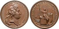 FRANKREICH Bronzemedaille Louis XIV, 1643-1715. -