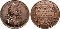 PORTUGAL Bronzemedaille Maria I. und Peter III., 1777-1786. -