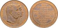 BRANDENBURG-PREUSSEN Bronzemedaille Wilhelm I., 1861-1888. -