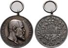 WÜRTTEMBERG Silberne Verdienstmedaille Wilhelm II., 1891-1918. -