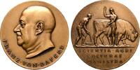 LANDWIRTSCHAFT Vergoldete Bronzemedaille -