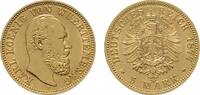 Württemberg 5 Mark Karl, 1864-1891. -