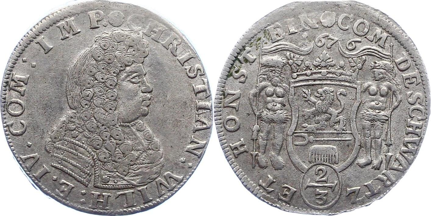 schwarzburg-sondershausen-2-3-taler-1676-christian-wilhelm-i-1666-1721