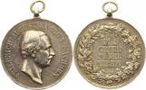 Sachsen-Albertinische Linie Silbermedaille Friedrich August III. 1904-1918. -