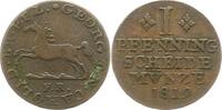 Braunschweig-Wolfenbüttel Cu Pfennig Karl 1815-1830. -