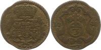 Sachsen-Albertinische Linie 3 Pfennig / Dreier Friedrich August II. 1733-1763. -
