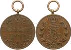 Sachsen-Albertinische Linie Kupfermedaille Friedrich August III. 1904-1918. -