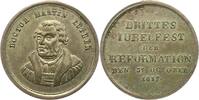 Reformation Heilbronn. Versilberte Bronzemedaille 300-Jahrfeier der Reformation 1817. -