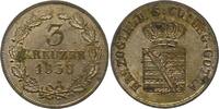Sachsen-Coburg-Gotha 3 Kreuzer Ernst I. 1826-1844.