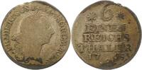 Brandenburg-Preußen 1/6 Taler Friedrich II. 1740-1786.