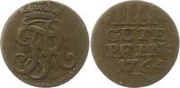 Brandenburg-Preußen 4 Gute Pfennig Friedrich II. 1740-1786.