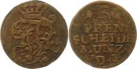 Brandenburg-Preußen Cu 3 Pfennig Friedrich II. 1740-1786. -