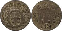 Brandenburg-Preußen 2 Stüber 1 Friedrich II. 1740-1786. -