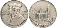 Reformation Amsterdam. Versilberte Bronzemedaille 450-Jahrfeier der Reformation 1967. -