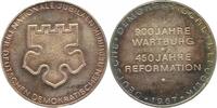 Reformation Silbermedaille 450-Jahrfeier der Reformation 1967. -