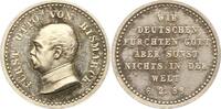 Personenmedaillen Silbermedaille Bismarck, Otto von *1815, +1898. -
