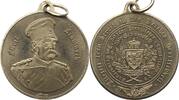 Personenmedaillen Tragbare versilberte Bronzemedaille Bismarck, Otto von *1815, +1898. -