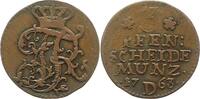 Brandenburg-Preußen Cu 3 Pfennig Friedrich II. 1740-1786. -