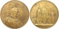 Brandenburg-Preußen Bronzemedaille Wilhelm II. 1888-1918. -