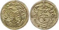 Sachsen-Albertinische Linie Pfennig Johann Georg IV. 1691-1694. -