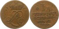 Braunschweig-Wolfenbüttel Pfennig Ludwig Rudolph 1731-1735. -