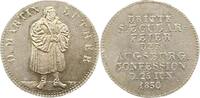 Reformation Silbermedaille 300-Jahrfeier der Übergabe der Augsburger Konfession 1830. -