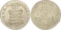 Sachsen-Albertinische Linie 1/12 Taler Anton 1827-1836. -