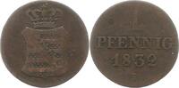 Sachsen-Albertinische Linie Pfennig Anton 1827-1836. -