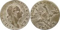 Brandenburg-Preußen 3 Kreuzer Friedrich II. 1740-1786. -