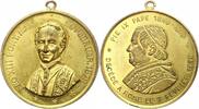 Italien-Kirchenstaat Vatikan Vergoldete Bronzemedaille Leo XIII. 1878-1903. -