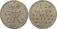 Brandenburg-Preußen 1/12 Taler Friedrich II. 1740-1786. -