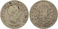 Italien-Königreich 50 Centesimi Vittorio Emanuele II. 1861-1878. -