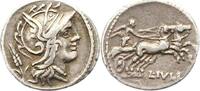 Republik Denar L. Iulius 101 v. Chr.. -