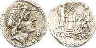 Republik Denar L. Pomponius Molo 97 v. Chr.. -