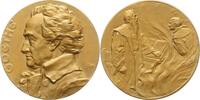 Personenmedaillen Bronzemedaille Goethe, Johann Wolfgang von *1749 Frankfurt, +1832. -
