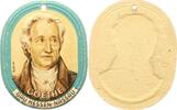 Personenmedaillen Pappanhänger 1 Goethe, Johann Wolfgang von *1749 Frankfurt, +1832. -
