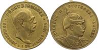 Personenmedaillen Vergoldete Bronzemedaille Bismarck, Otto von *1815, +1898. -