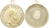 Personenmedaillen versilberte Bronzemedaille Bismarck, Otto von *1815, +1898. -