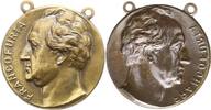 Personenmedaillen Einseitige Bronzemedaille Goethe, Johann Wolfgang von *1749 Frankfurt, +1832. -