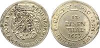 Sachsen-Albertinische Linie 1/12 Taler Johann Georg IV. 1691-1694. -