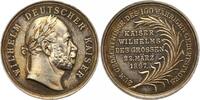 Brandenburg-Preußen Silbermedaille Wilhelm II. 1888-1918. -