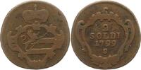 Haus Habsburg Cu-2 Soldi Franz II.(I.) 1792-1835. -