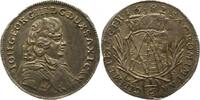 Sachsen-Albertinische Linie 1/6 Taler Johann Georg III. 1680-1691. -