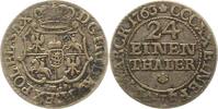 Sachsen-Albertinische Linie 1/24 Taler Friedrich August II. 1733-1763. -