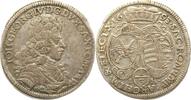 Sachsen-Albertinische Linie 1/3 Taler Johann Georg IV. 1691-1694. -