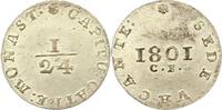Münster-Bistum 1/24 Taler Sedisvakanz 1801. -
