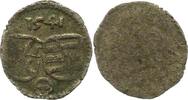 Sachsen-Kurfürstentum Pfennig Johann Friedrich und Heinrich 1539-1542. -