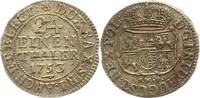 Sachsen-Albertinische Linie 1/24 Taler Friedrich August II. 1733-1763. -